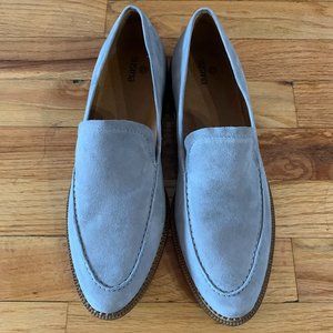 Susina Blue Suede Loafers
